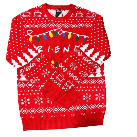 🎄 Friends TV Show Ugly Christmas Sweater Forever 21 – Size Small NWT Holiday - Picture 3 of 14